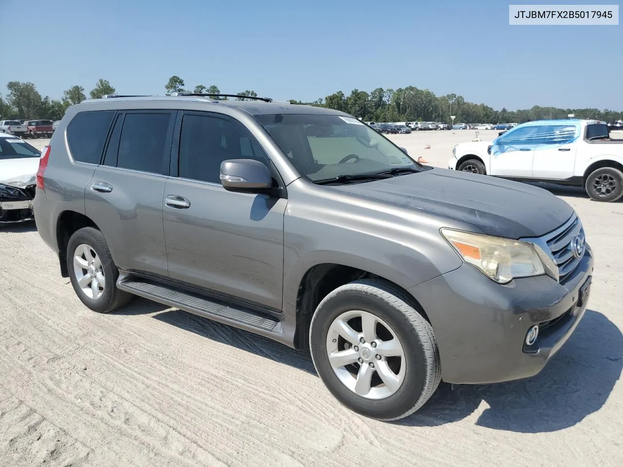 2011 Lexus Gx 460 VIN: JTJBM7FX2B5017945 Lot: 75652174