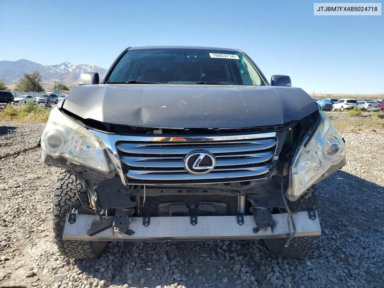 2011 Lexus Gx 460 VIN: JTJBM7FX4B5024718 Lot: 76053714