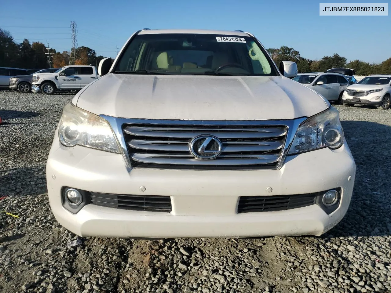 2011 Lexus Gx 460 VIN: JTJBM7FX8B5021823 Lot: 78431334