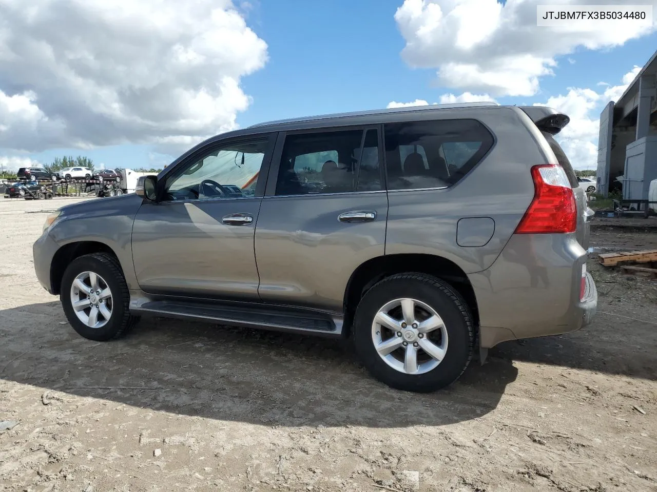 2011 Lexus Gx 460 VIN: JTJBM7FX3B5034480 Lot: 79623064