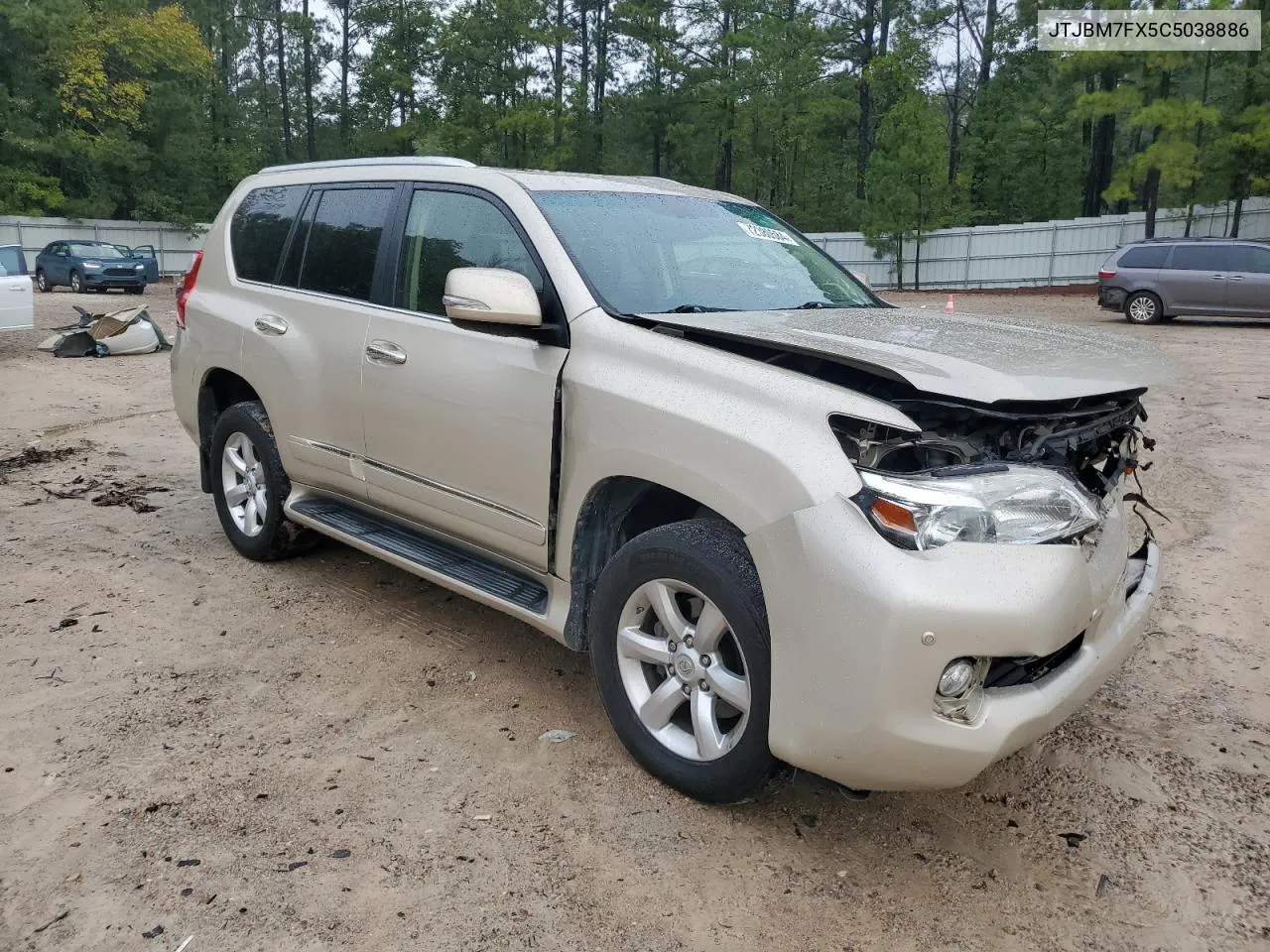 2012 Lexus Gx 460 VIN: JTJBM7FX5C5038886 Lot: 72380584