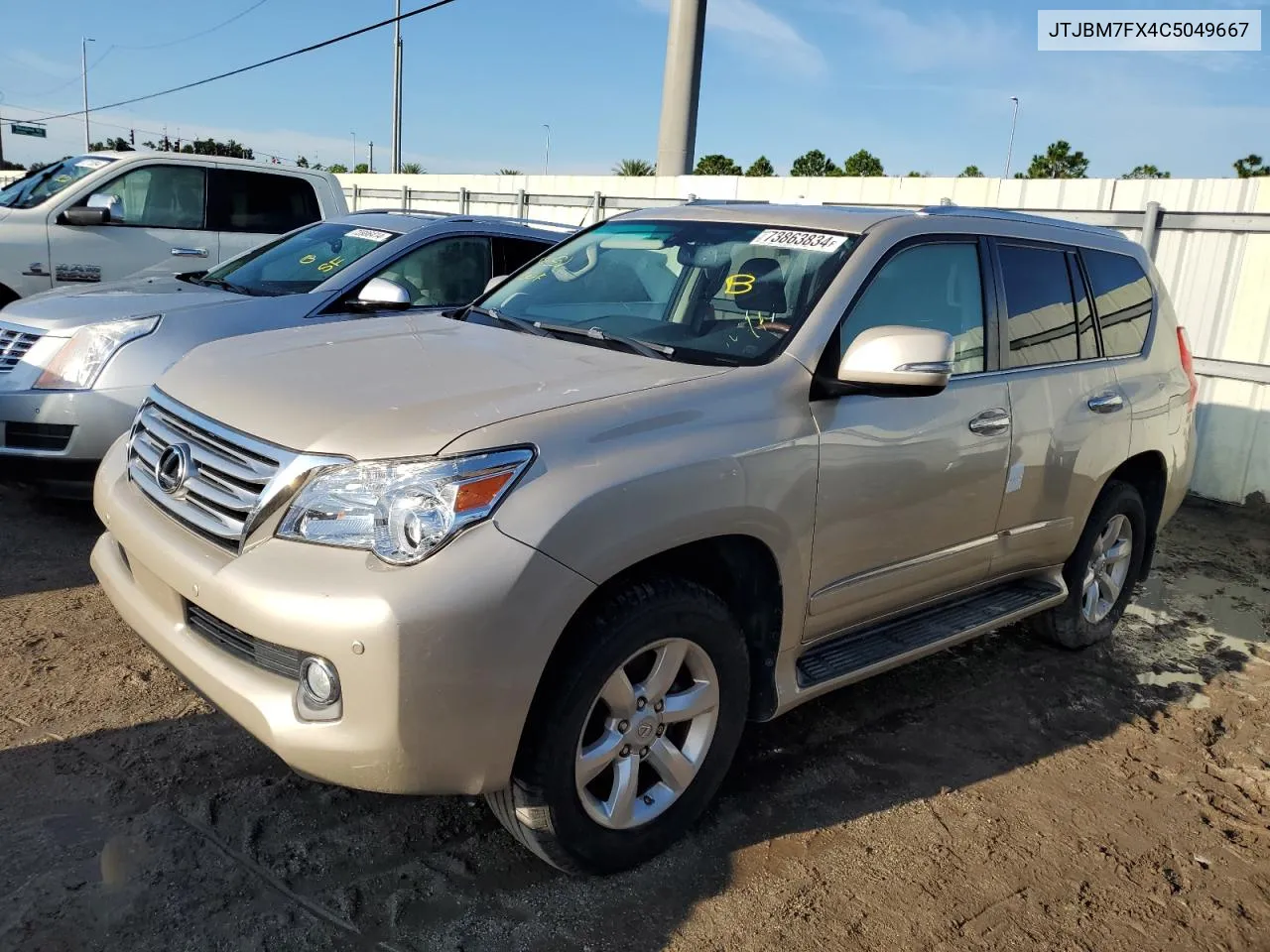 2012 Lexus Gx 460 VIN: JTJBM7FX4C5049667 Lot: 73863834