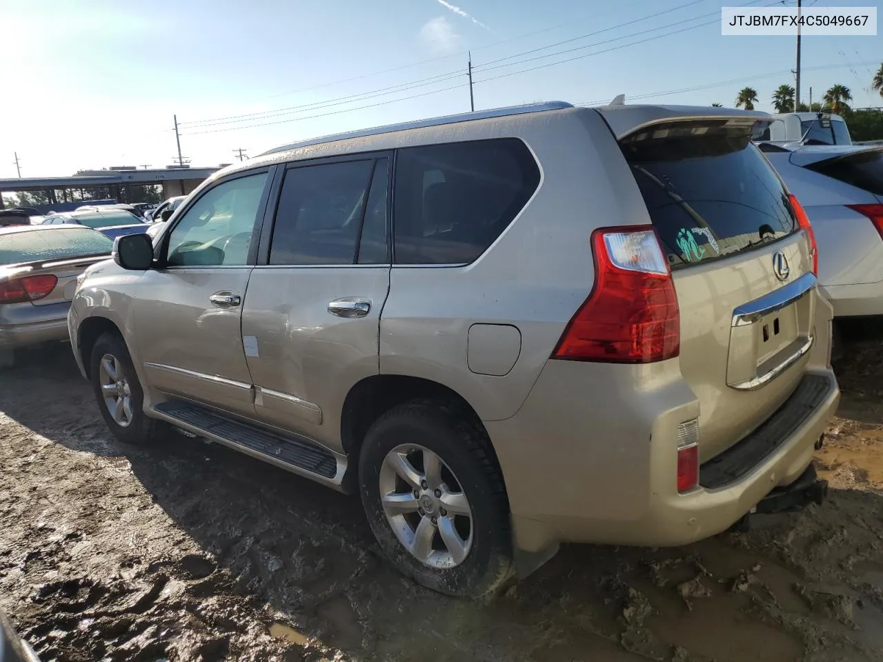 2012 Lexus Gx 460 VIN: JTJBM7FX4C5049667 Lot: 73863834