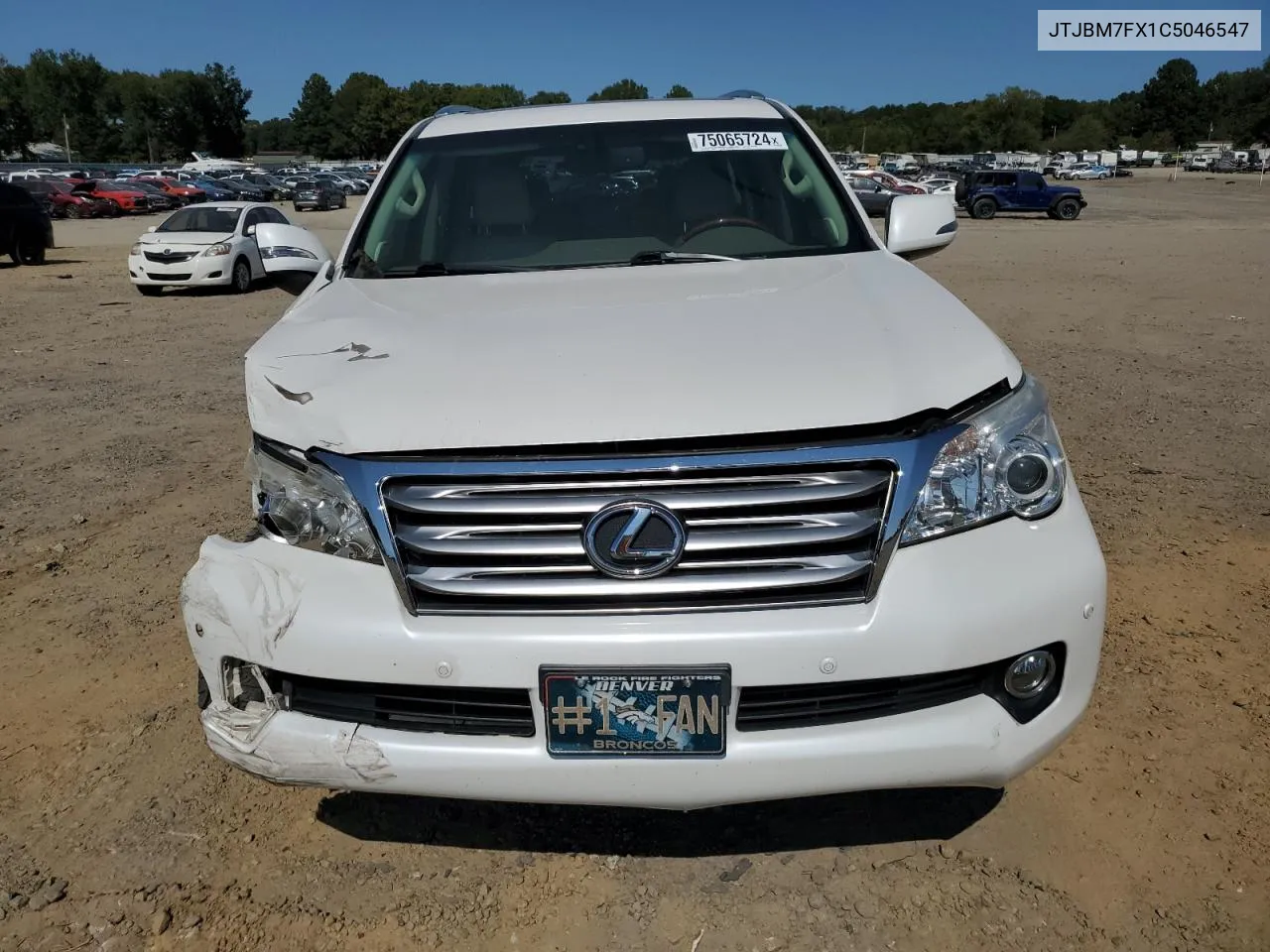 2012 Lexus Gx 460 VIN: JTJBM7FX1C5046547 Lot: 75065724