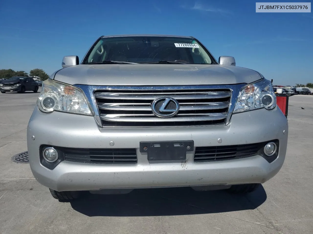 2012 Lexus Gx 460 VIN: JTJBM7FX1C5037976 Lot: 77280994