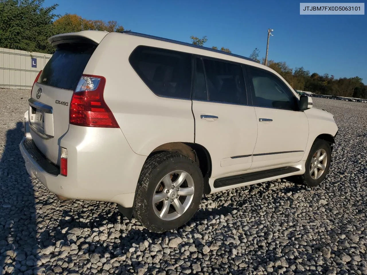 2013 Lexus Gx 460 VIN: JTJBM7FX0D5063101 Lot: 75626764