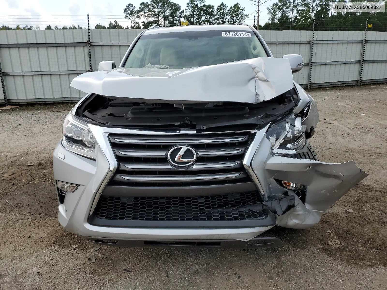 2014 Lexus Gx 460 Premium VIN: JTJJM7FX3E5069827 Lot: 67120114