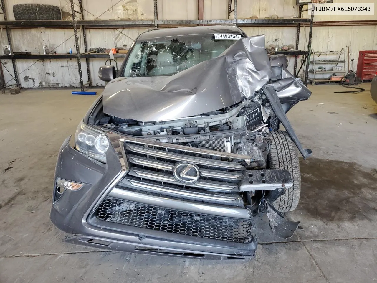 2014 Lexus Gx 460 VIN: JTJBM7FX6E5073343 Lot: 74493104