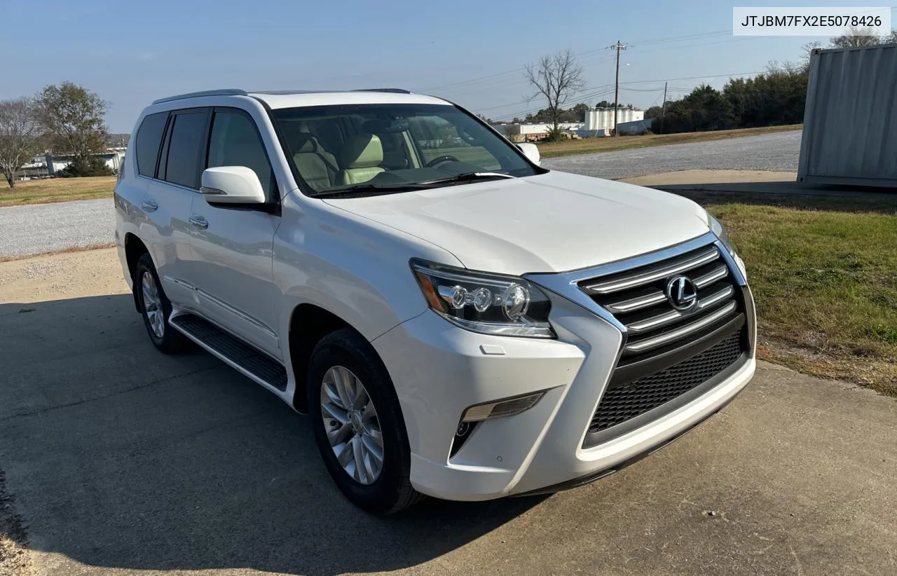 2014 Lexus Gx 460 VIN: JTJBM7FX2E5078426 Lot: 78621804