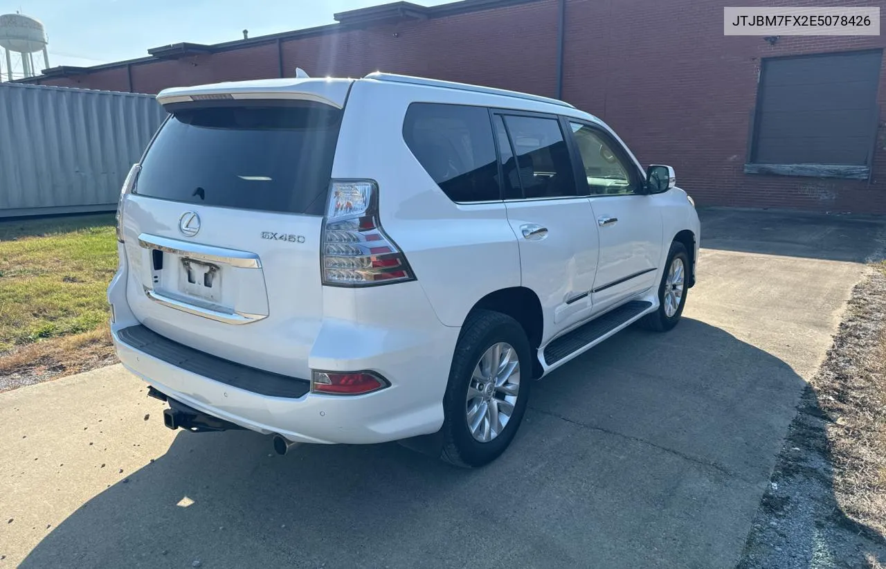 2014 Lexus Gx 460 VIN: JTJBM7FX2E5078426 Lot: 78621804