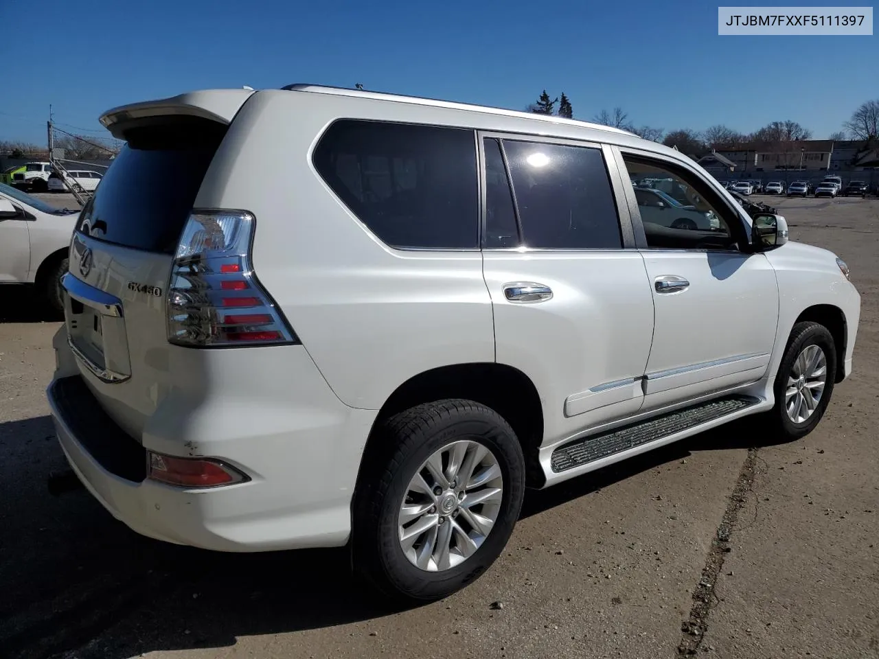 2015 Lexus Gx 460 VIN: JTJBM7FXXF5111397 Lot: 41906184