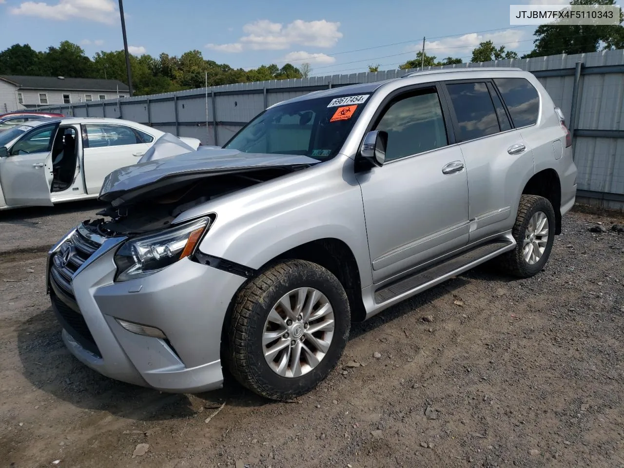 2015 Lexus Gx 460 VIN: JTJBM7FX4F5110343 Lot: 69617454