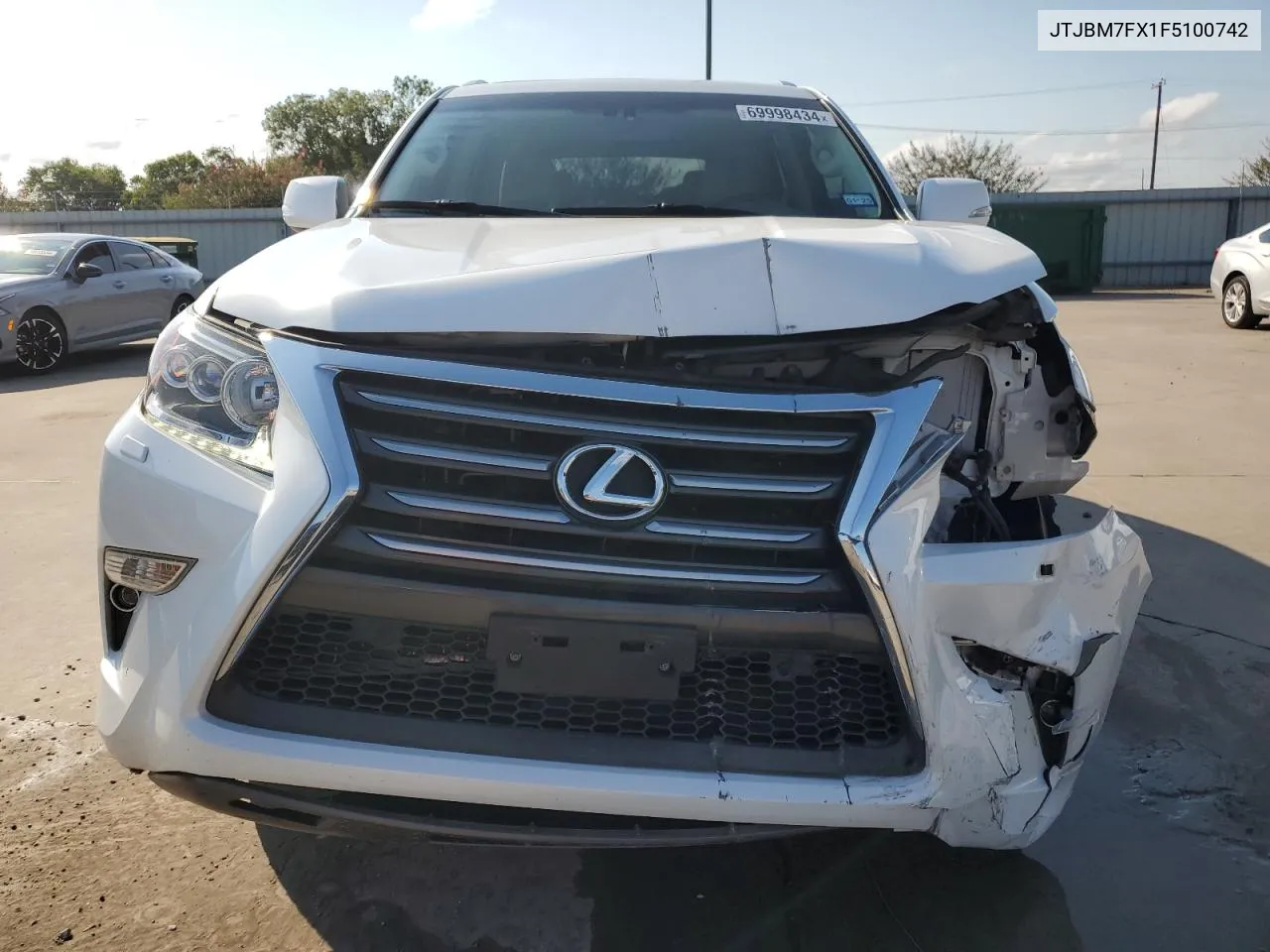 2015 Lexus Gx 460 VIN: JTJBM7FX1F5100742 Lot: 69998434