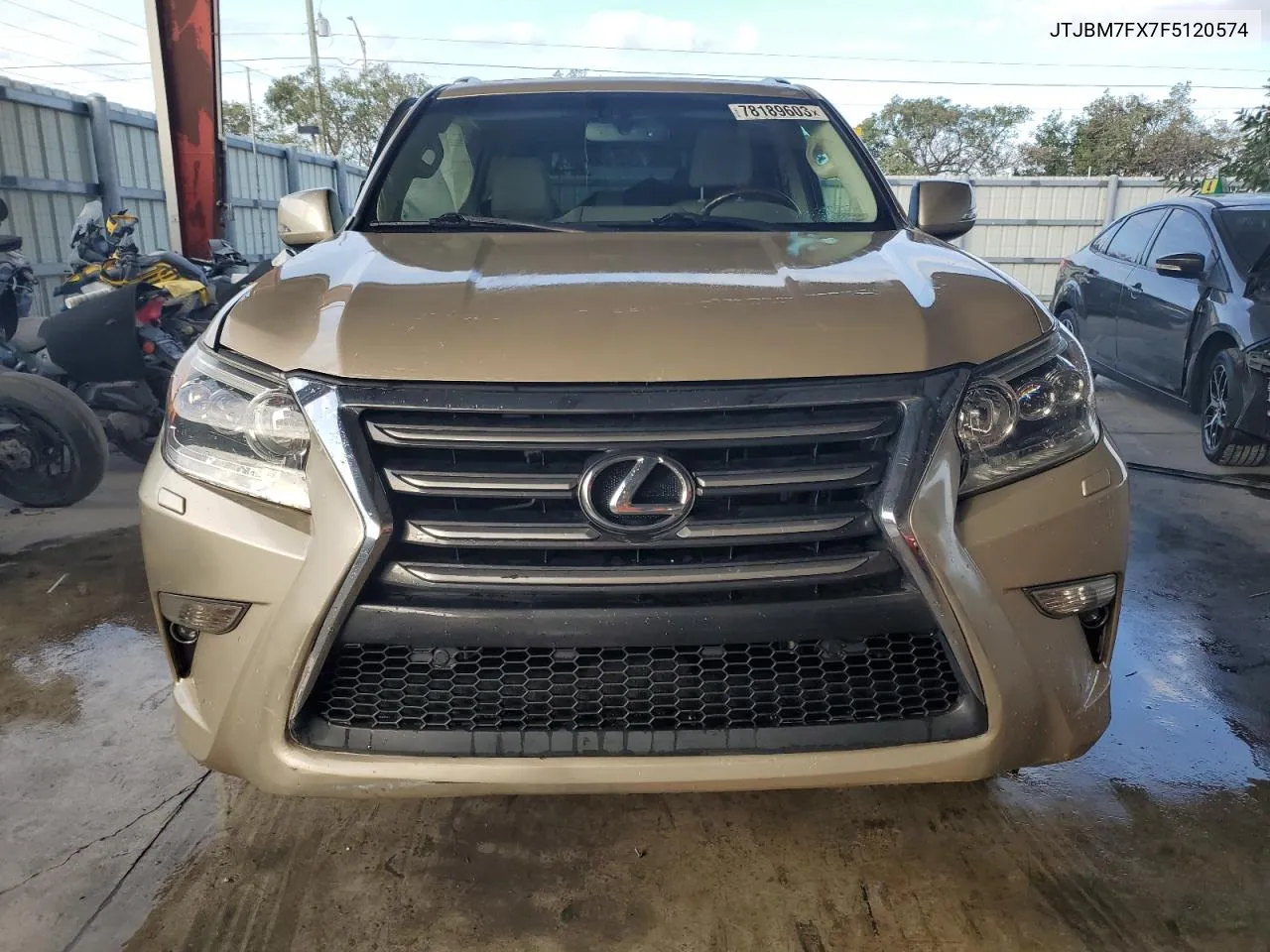 2015 Lexus Gx 460 VIN: JTJBM7FX7F5120574 Lot: 78189603