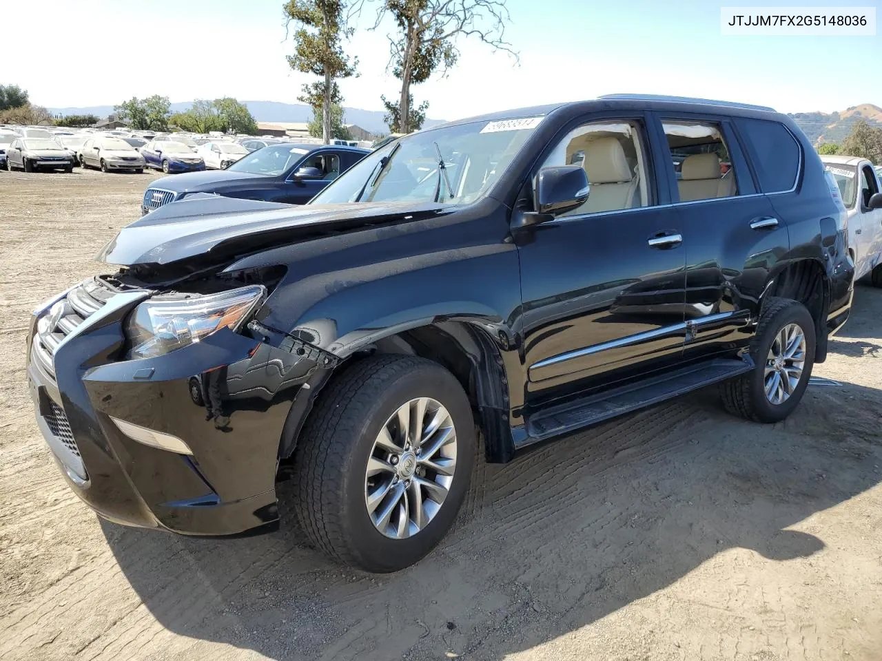 2016 Lexus Gx 460 Premium VIN: JTJJM7FX2G5148036 Lot: 69683514