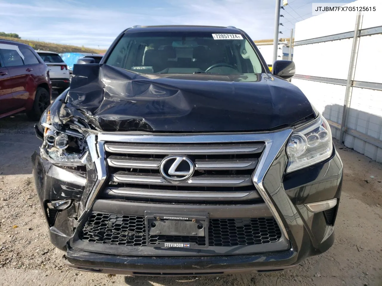 2016 Lexus Gx 460 VIN: JTJBM7FX7G5125615 Lot: 72857124