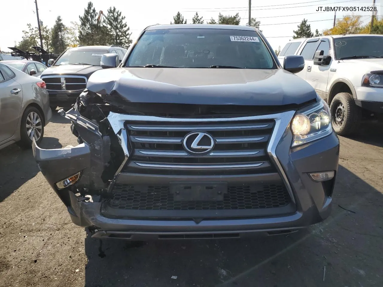 2016 Lexus Gx 460 VIN: JTJBM7FX9G5142528 Lot: 75362244