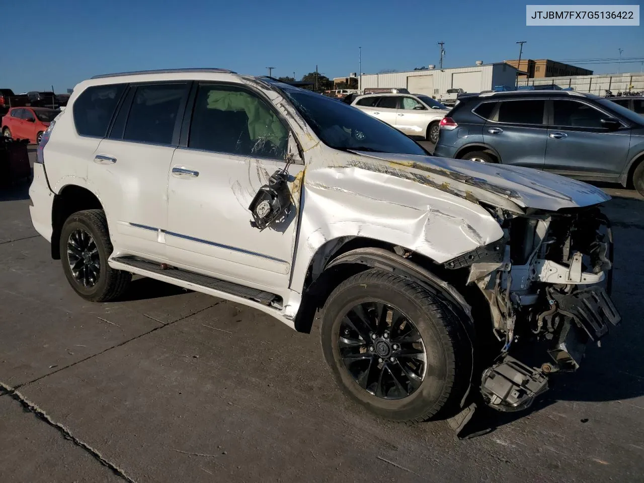 2016 Lexus Gx 460 VIN: JTJBM7FX7G5136422 Lot: 76501484