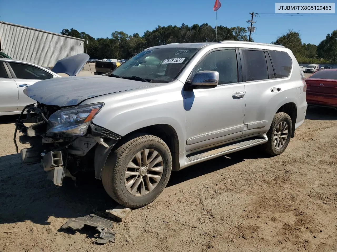 2016 Lexus Gx 460 VIN: JTJBM7FX8G5129463 Lot: 76637324