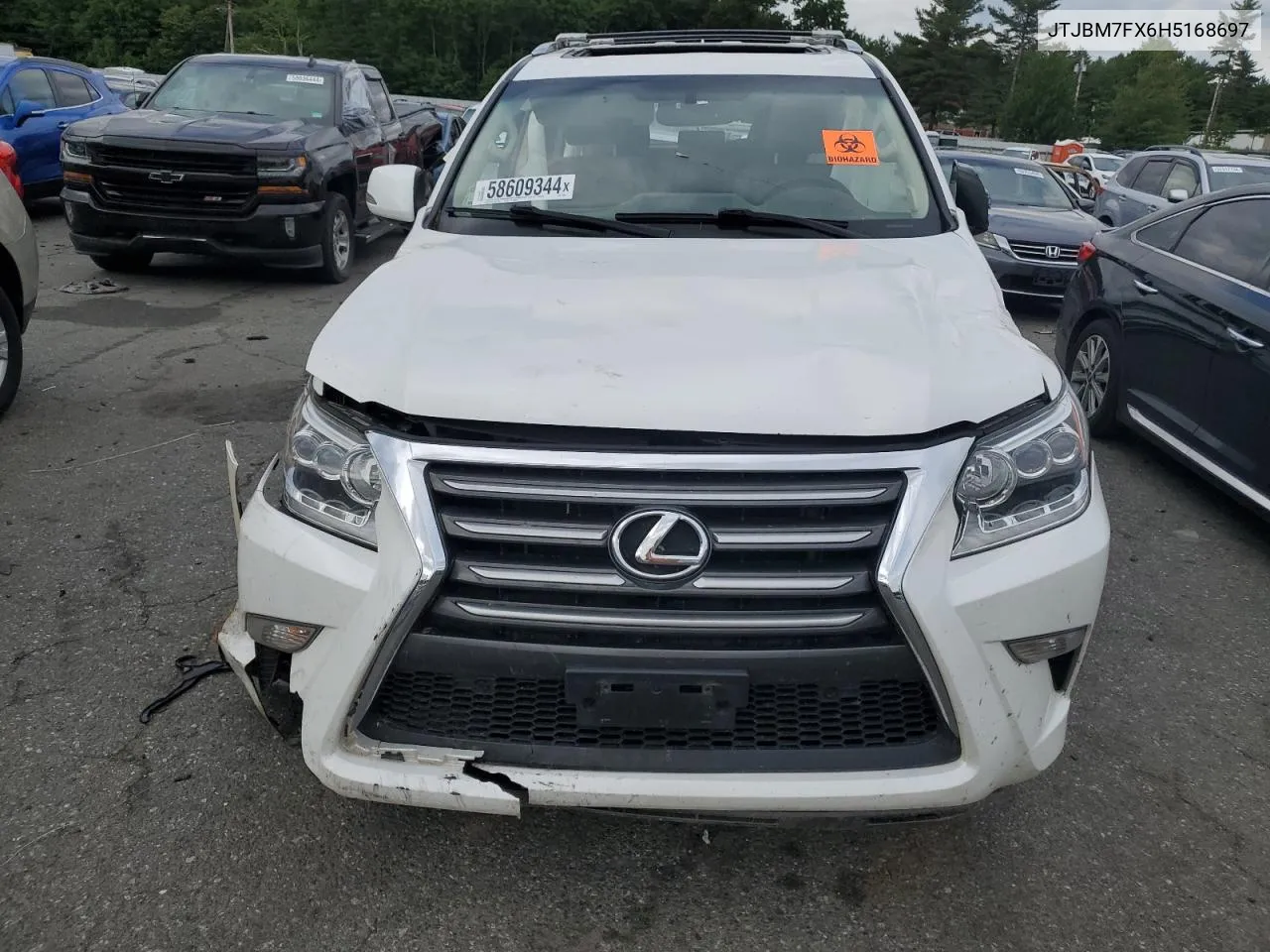 2017 Lexus Gx 460 VIN: JTJBM7FX6H5168697 Lot: 58609344