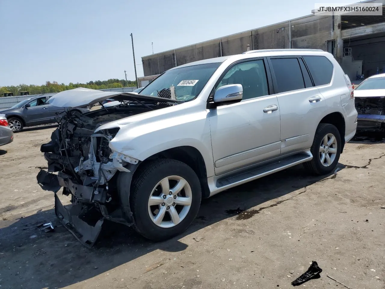 2017 Lexus Gx 460 VIN: JTJBM7FX3H5160024 Lot: 70836464