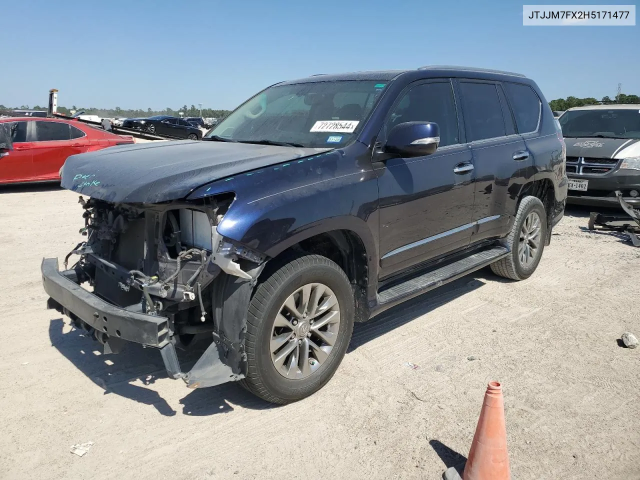 2017 Lexus Gx 460 Premium VIN: JTJJM7FX2H5171477 Lot: 72728544