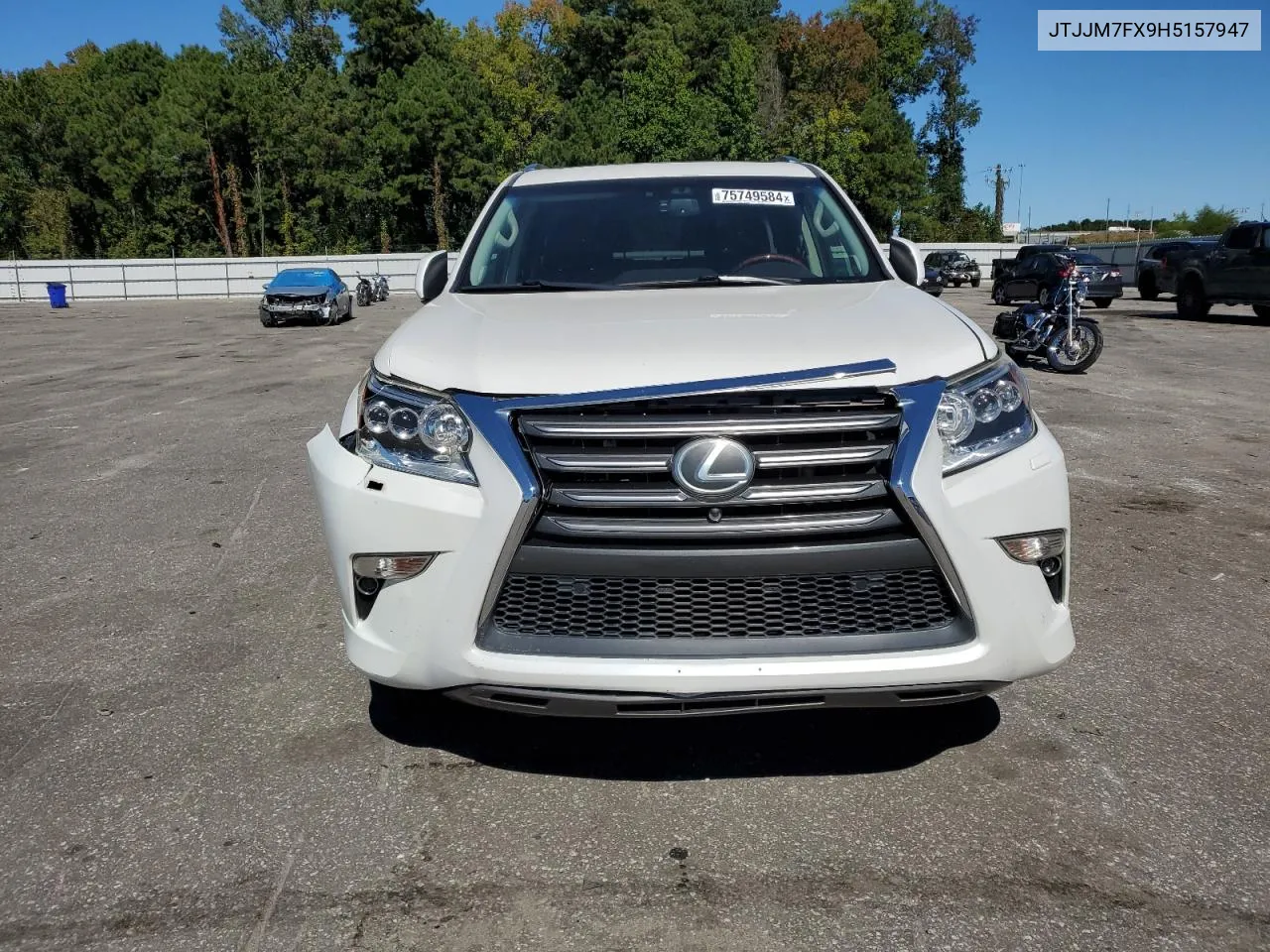 2017 Lexus Gx 460 Premium VIN: JTJJM7FX9H5157947 Lot: 75749584