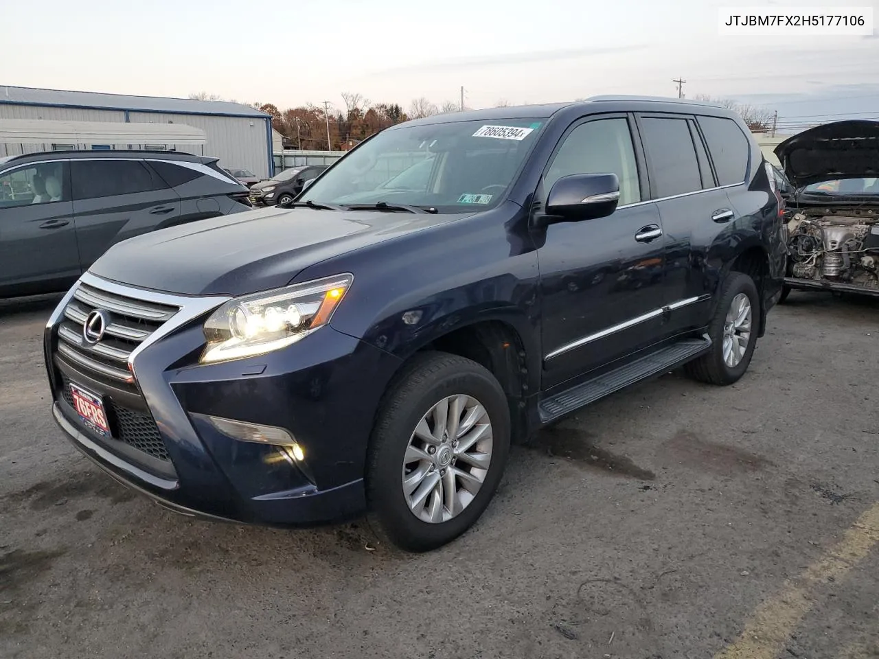 2017 Lexus Gx 460 VIN: JTJBM7FX2H5177106 Lot: 78605394