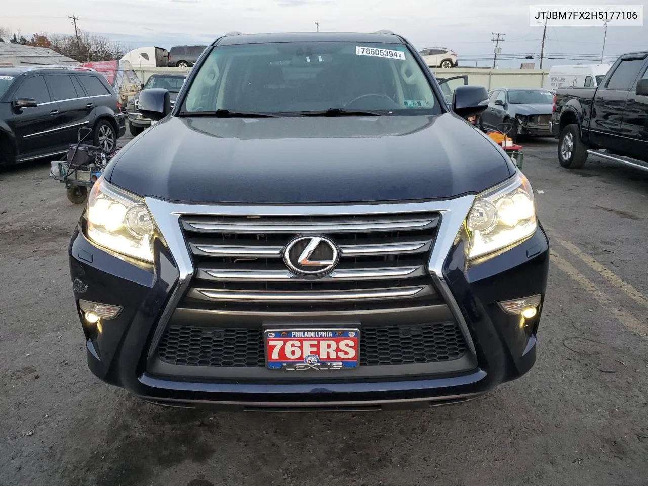 2017 Lexus Gx 460 VIN: JTJBM7FX2H5177106 Lot: 78605394