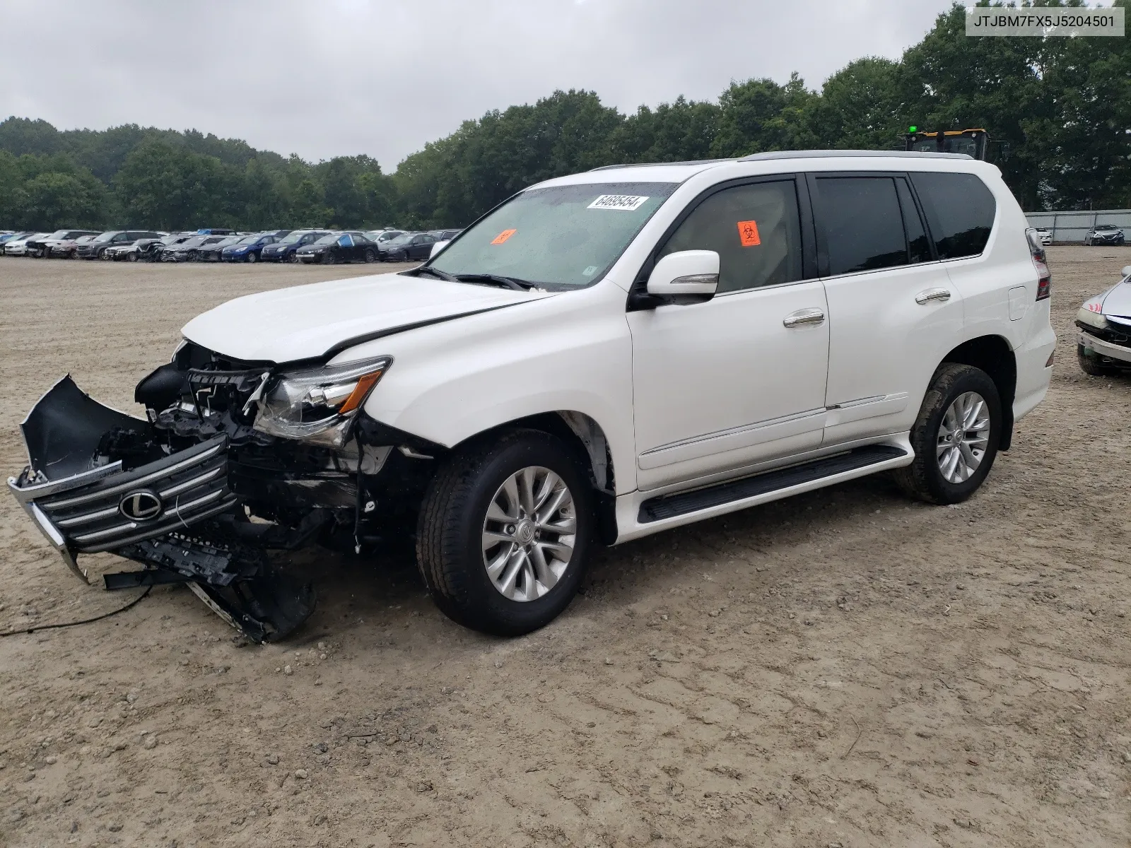 2018 Lexus Gx 460 VIN: JTJBM7FX5J5204501 Lot: 64695454