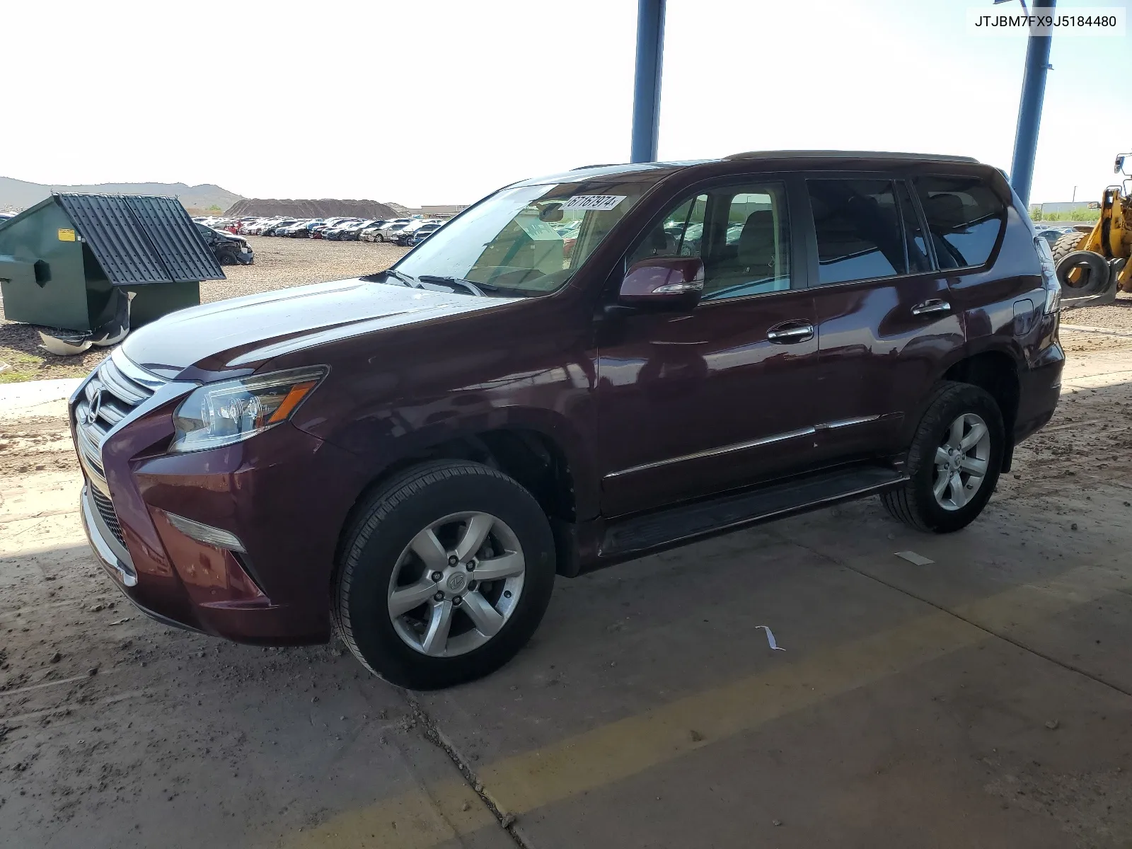 JTJBM7FX9J5184480 2018 Lexus Gx 460