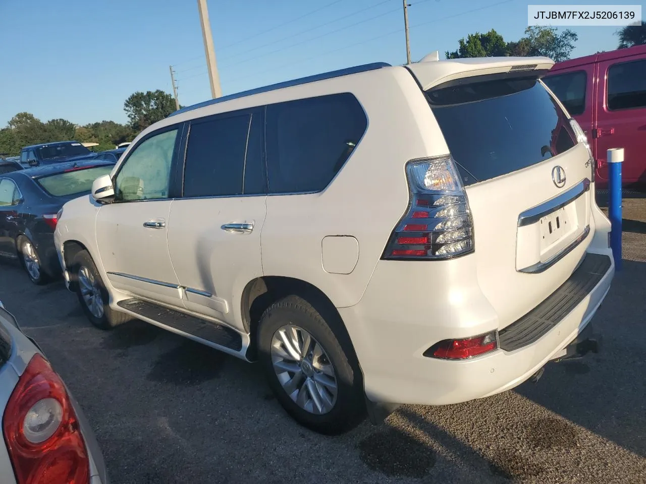 2018 Lexus Gx 460 VIN: JTJBM7FX2J5206139 Lot: 74851934