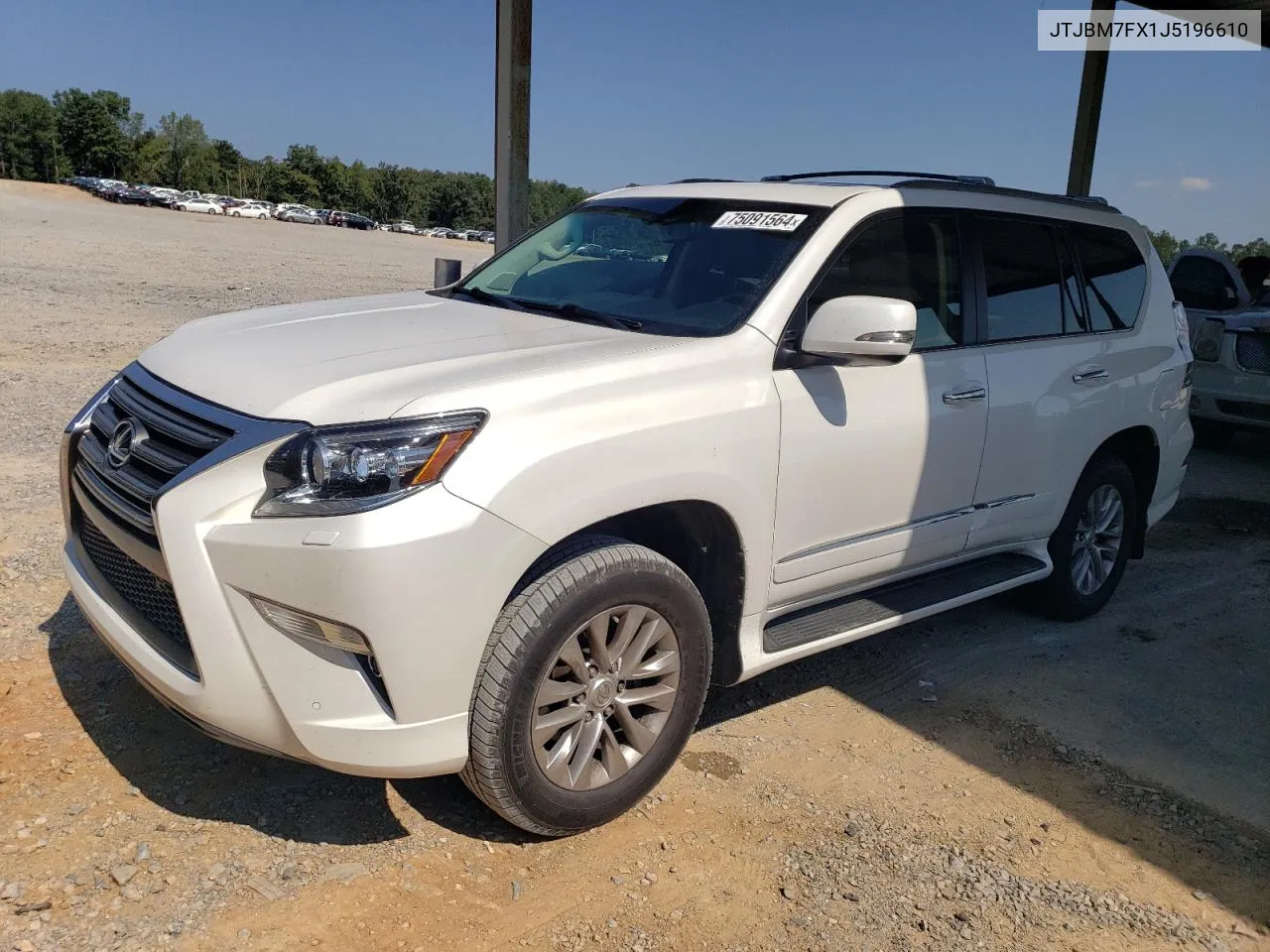 2018 Lexus Gx 460 VIN: JTJBM7FX1J5196610 Lot: 75091564