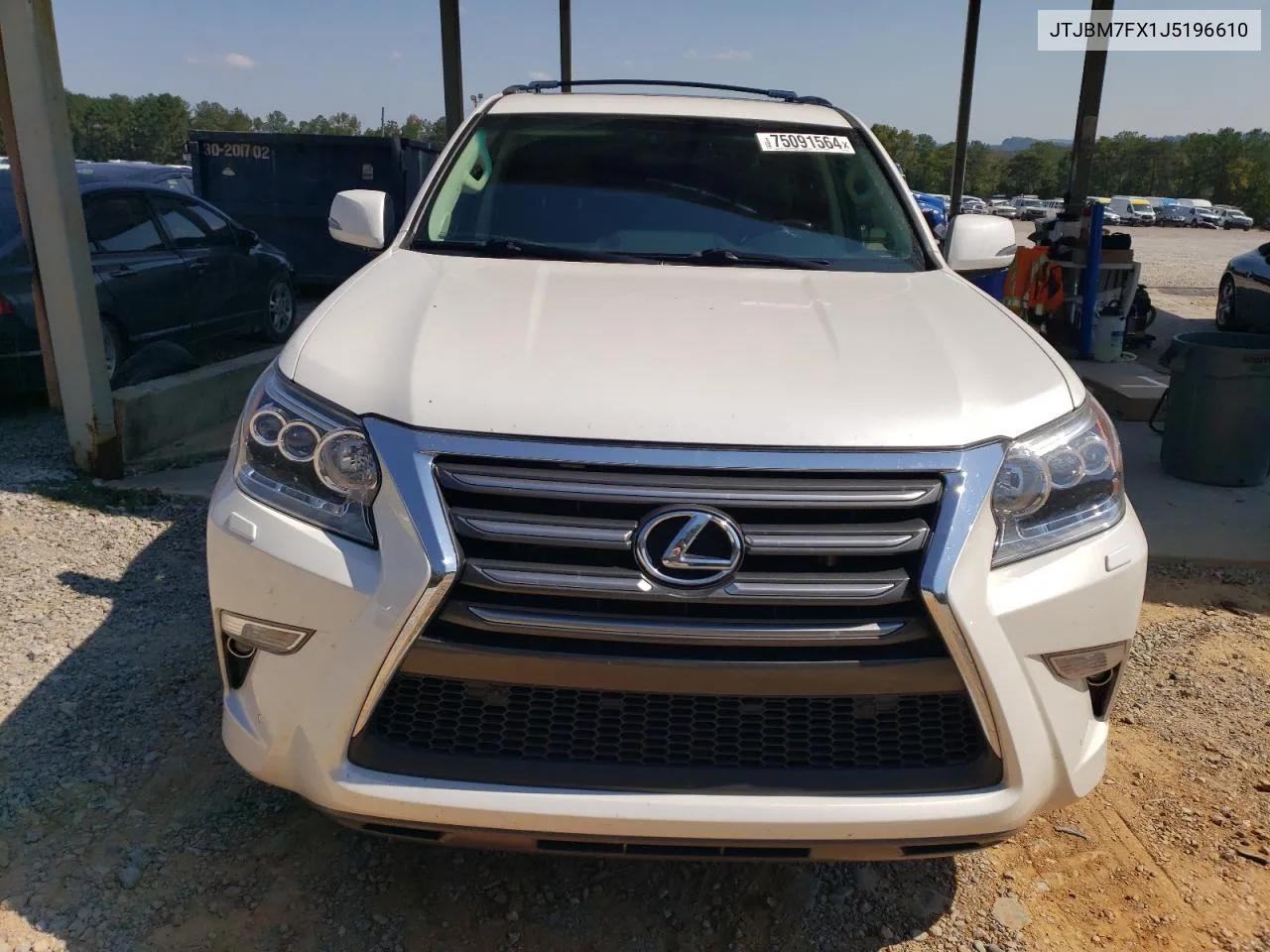 2018 Lexus Gx 460 VIN: JTJBM7FX1J5196610 Lot: 75091564