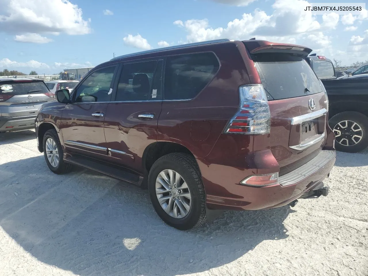 2018 Lexus Gx 460 VIN: JTJBM7FX4J5205543 Lot: 76863984