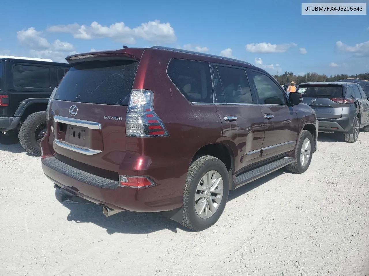 2018 Lexus Gx 460 VIN: JTJBM7FX4J5205543 Lot: 76863984