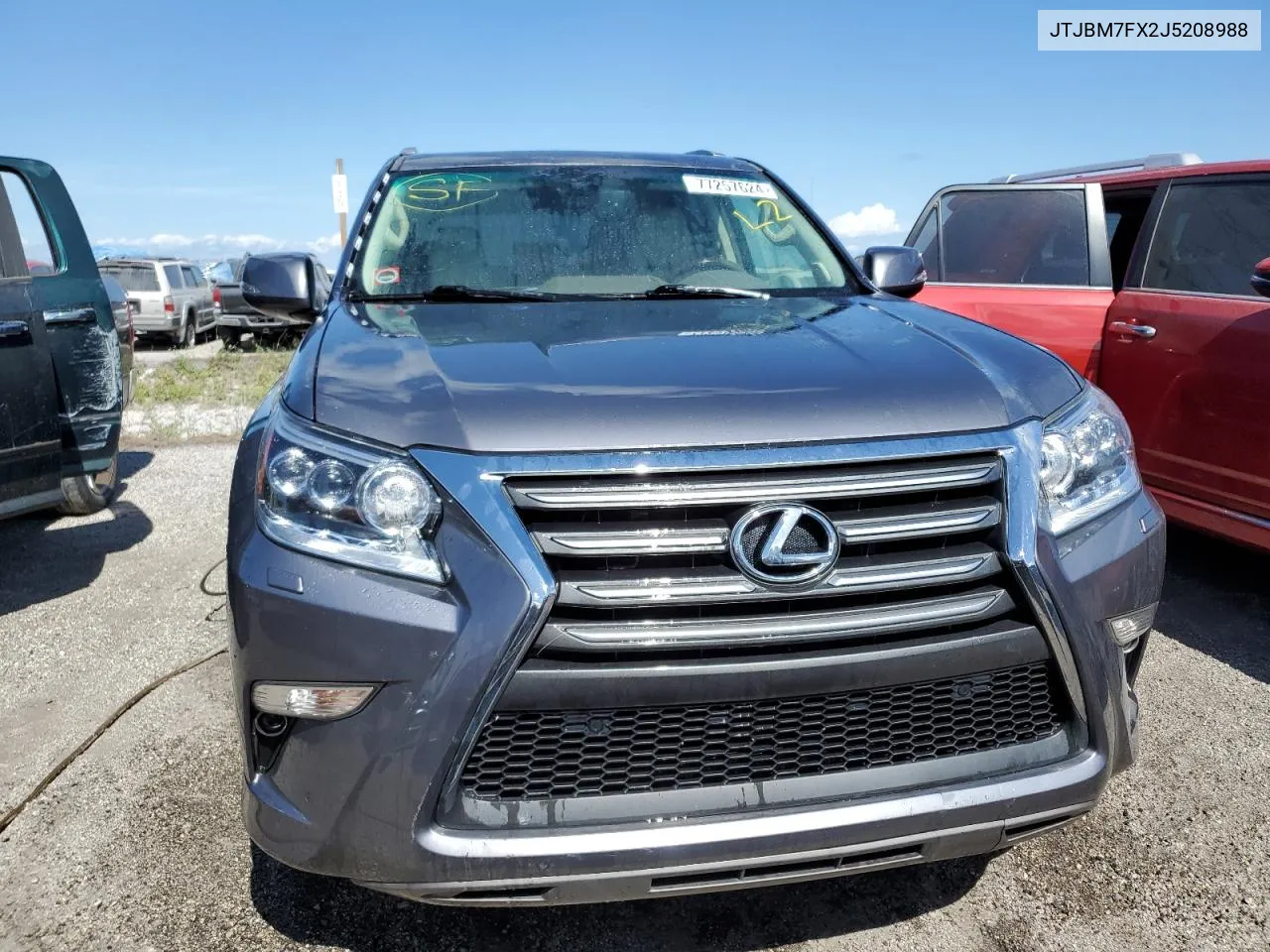 2018 Lexus Gx 460 VIN: JTJBM7FX2J5208988 Lot: 77257624