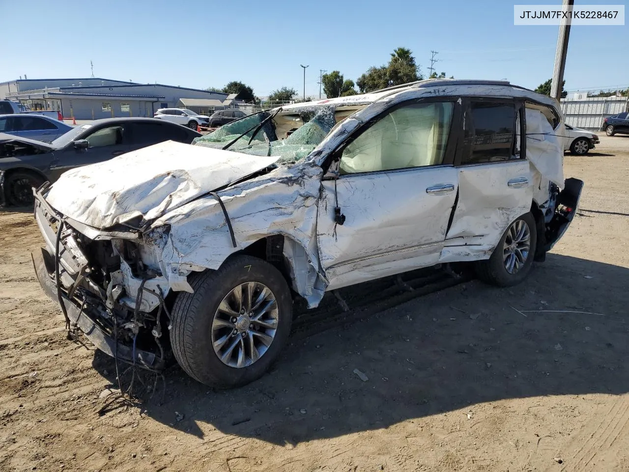 2019 Lexus Gx 460 Premium VIN: JTJJM7FX1K5228467 Lot: 68912014