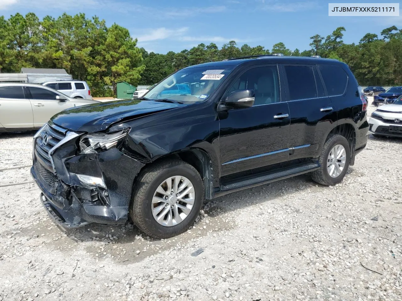 2019 Lexus Gx 460 VIN: JTJBM7FXXK5211171 Lot: 70020534