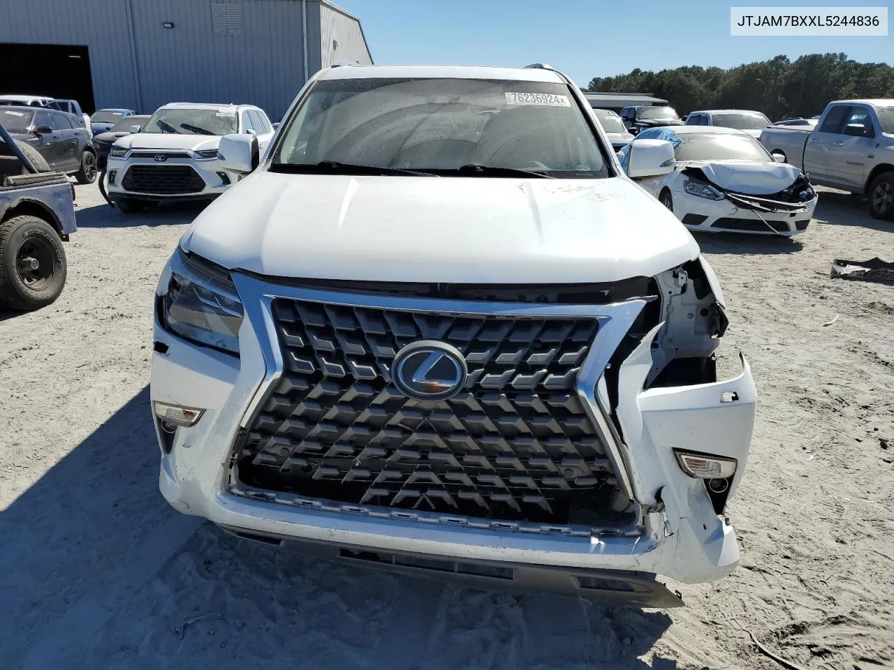 2020 Lexus Gx 460 Premium VIN: JTJAM7BXXL5244836 Lot: 76236924