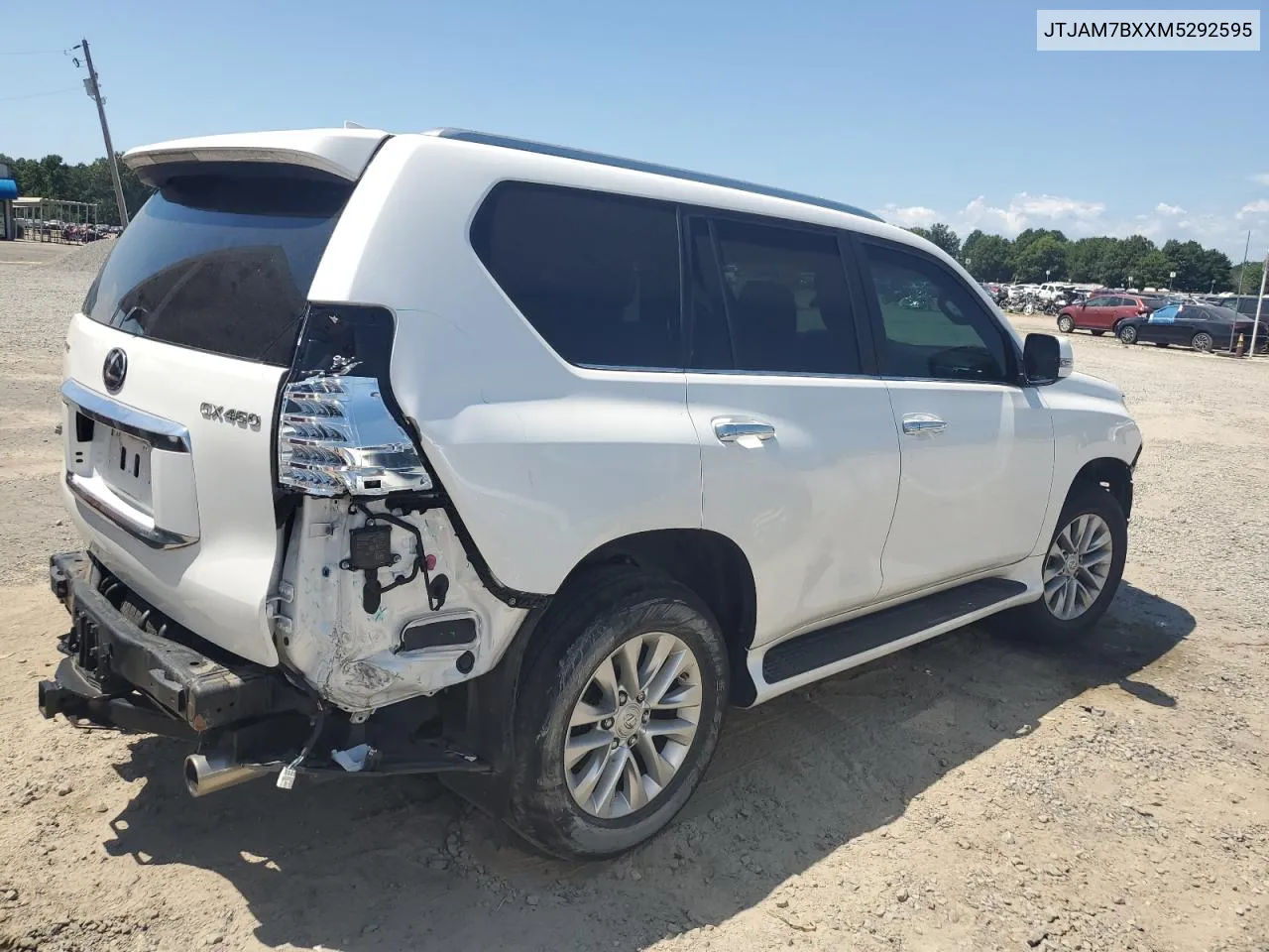 2021 Lexus Gx 460 Premium VIN: JTJAM7BXXM5292595 Lot: 67763194