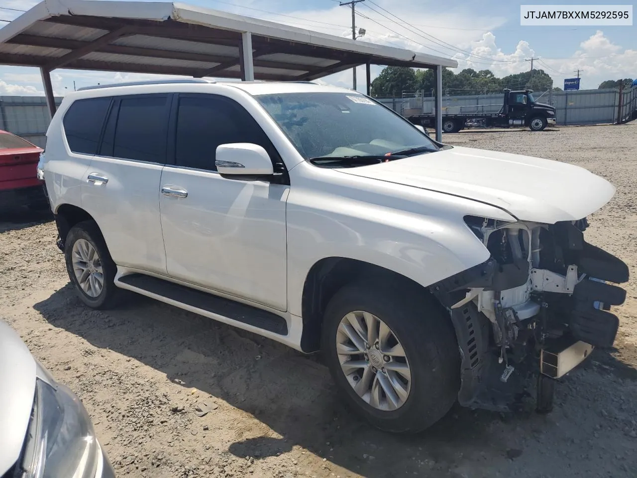 2021 Lexus Gx 460 Premium VIN: JTJAM7BXXM5292595 Lot: 67763194