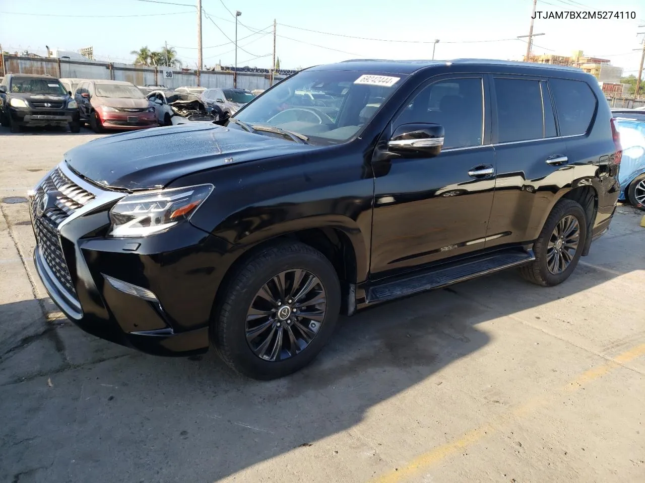 2021 Lexus Gx 460 Premium VIN: JTJAM7BX2M5274110 Lot: 69242444