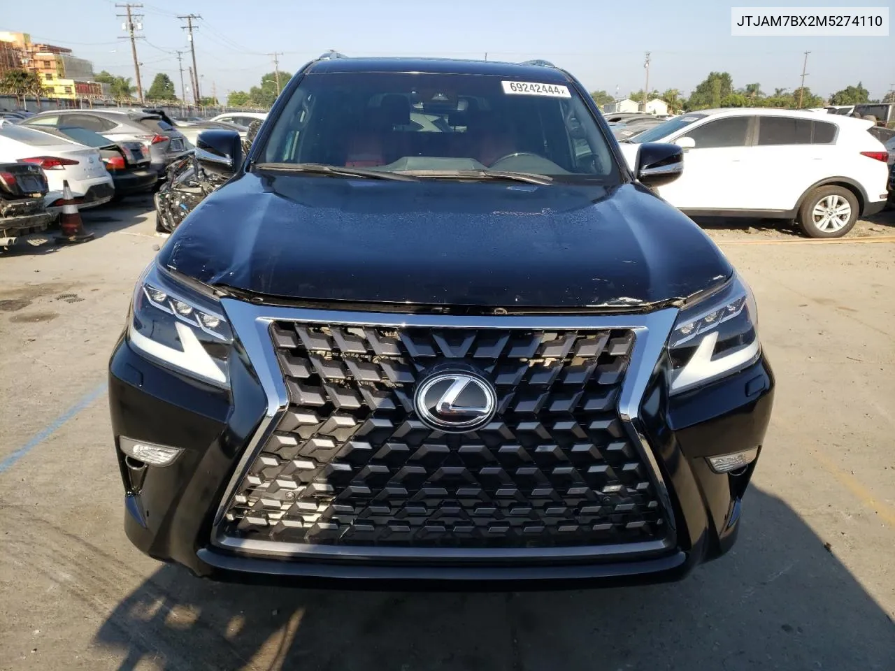 2021 Lexus Gx 460 Premium VIN: JTJAM7BX2M5274110 Lot: 69242444