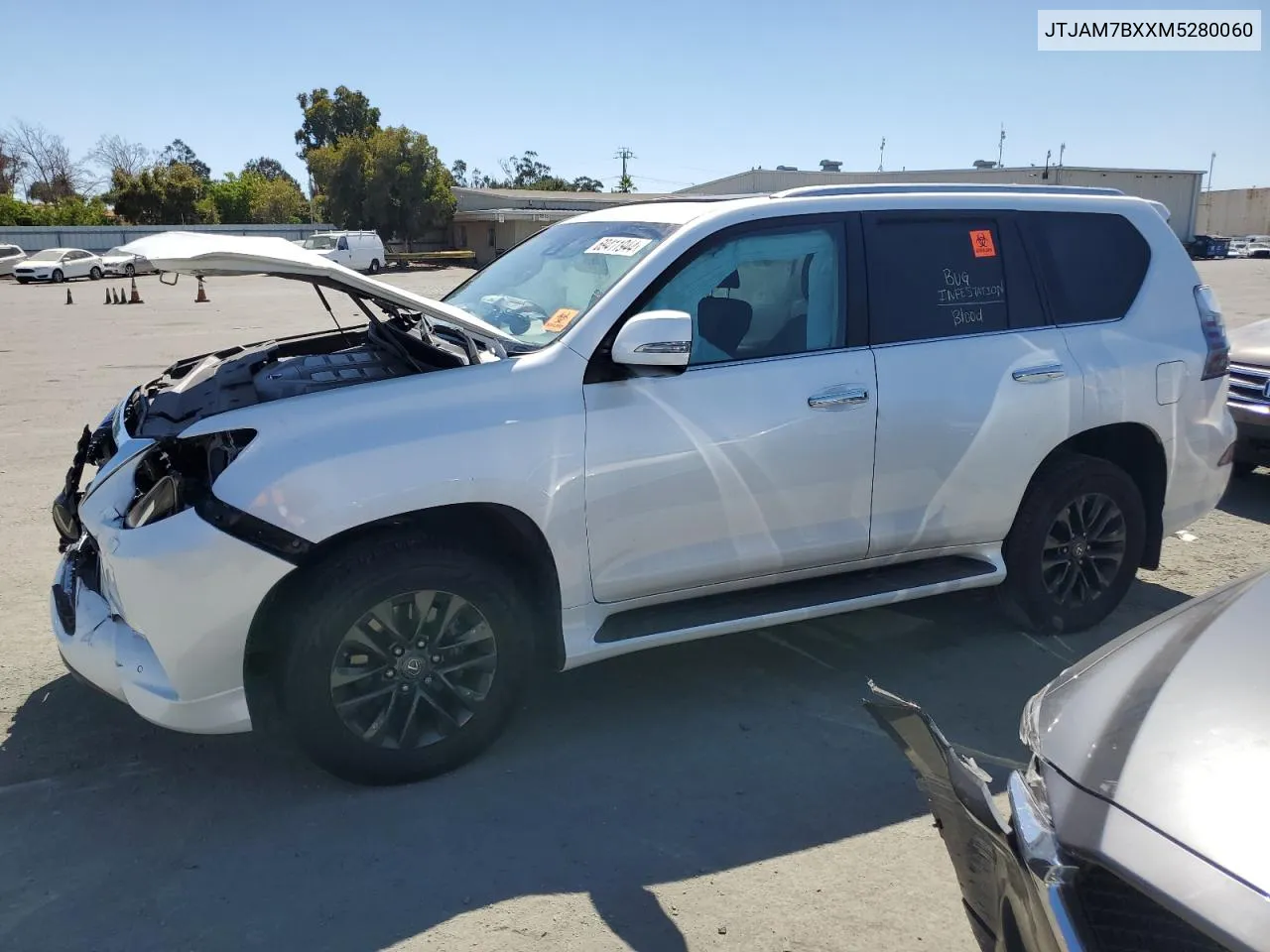 2021 Lexus Gx 460 Premium VIN: JTJAM7BXXM5280060 Lot: 69411944