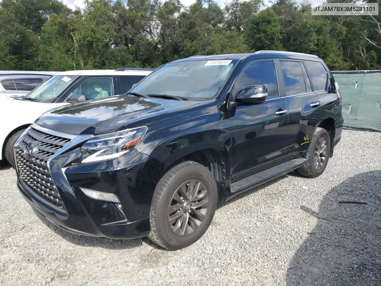 2021 Lexus Gx 460 Premium VIN: JTJAM7BX3M5281101 Lot: 73828024