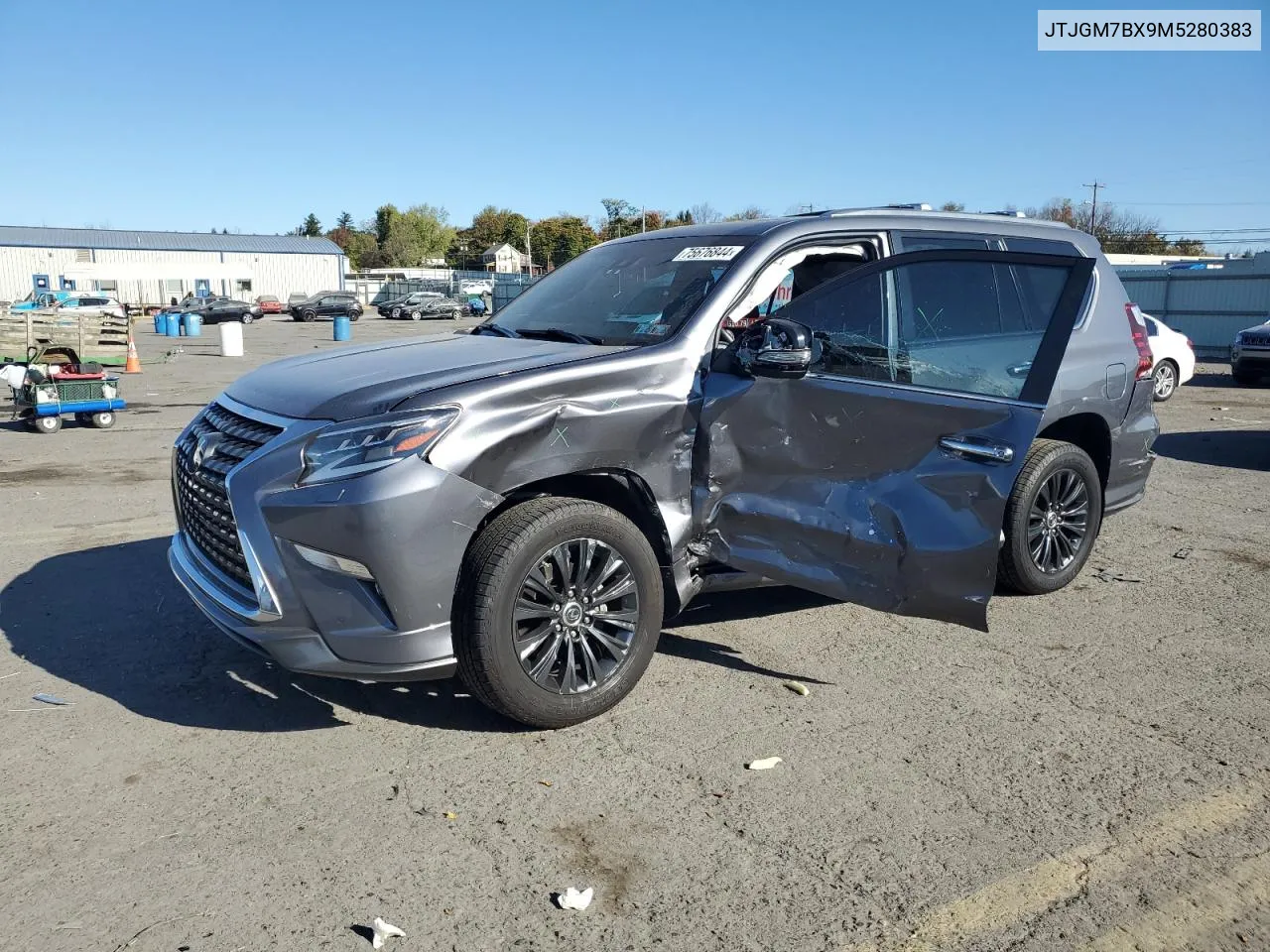 2021 Lexus Gx 460 Luxury VIN: JTJGM7BX9M5280383 Lot: 75676844