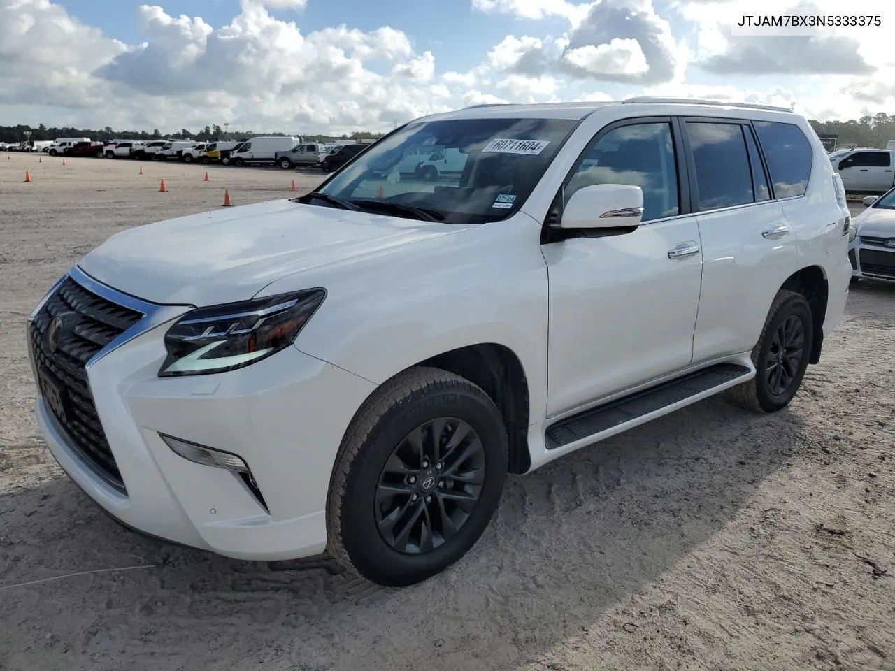 2022 Lexus Gx 460 VIN: JTJAM7BX3N5333375 Lot: 60711604