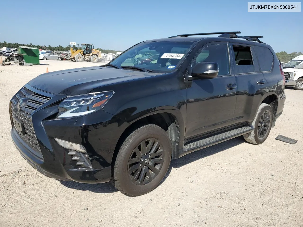 2022 Lexus Gx 460 VIN: JTJKM7BX6N5308541 Lot: 72964964