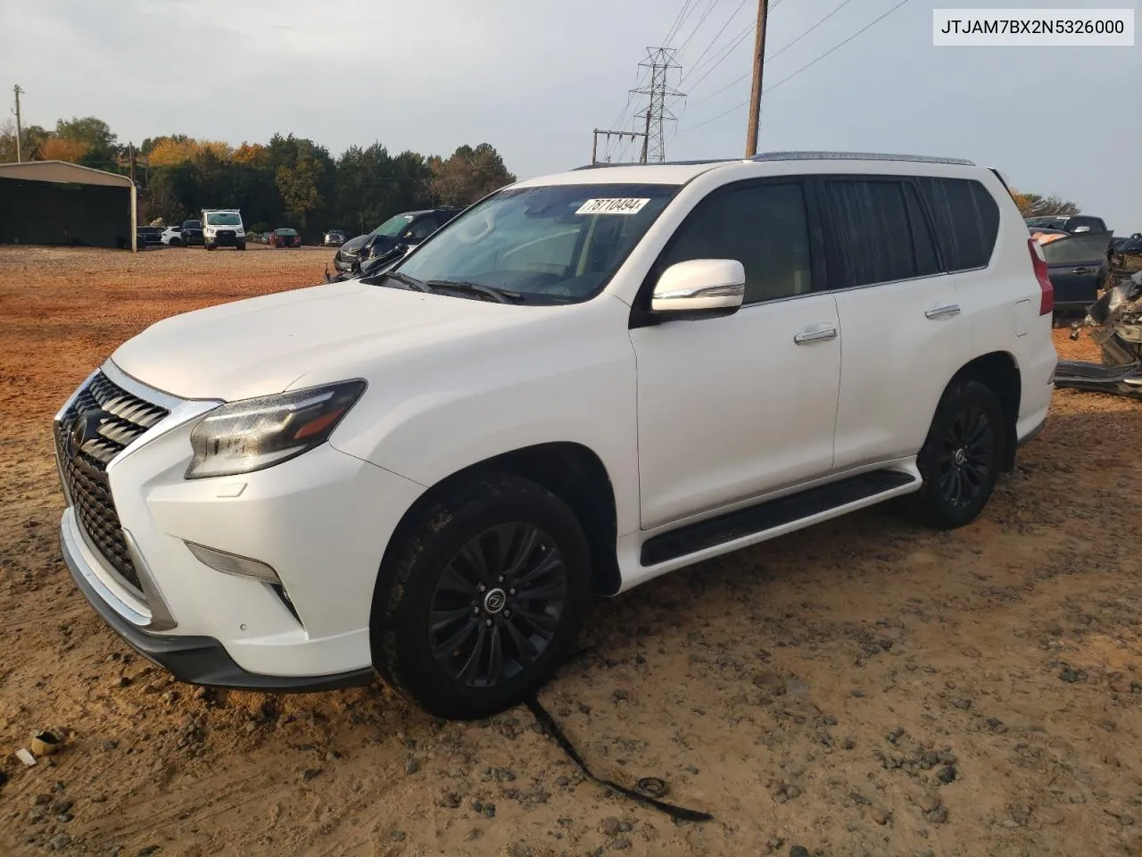 2022 Lexus Gx 460 VIN: JTJAM7BX2N5326000 Lot: 78710494